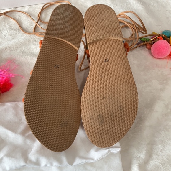 EUC Elina Linardaki Gladiator Sandals Size 37 - Picture 6 of 9